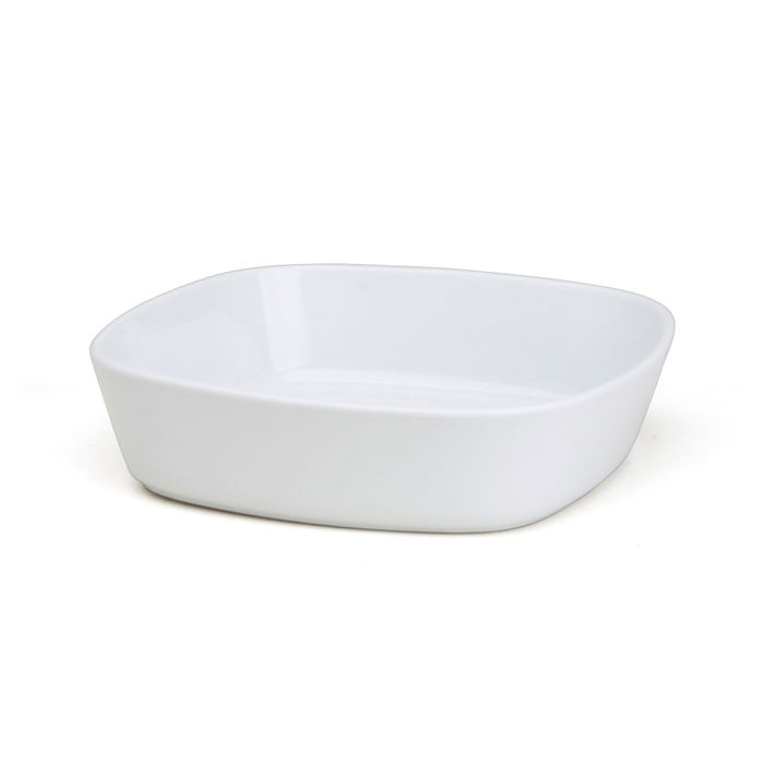 Avet Fuente Horno Cuadrada 25x25 cm Porcelana Altura 6 cm Colección Buffet